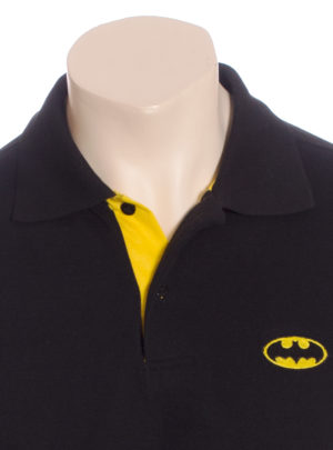 Camisa Polo Batman Preta