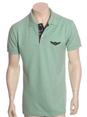 Camisa Polo Verde Claro Asa Militar