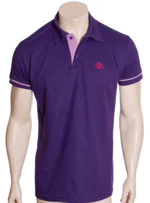 Camisa Polo Lótus Roxa