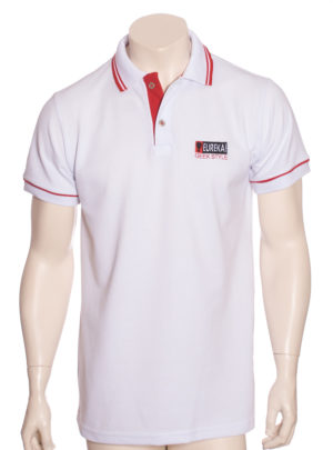 Camisa Polo Branca Geek Eureka