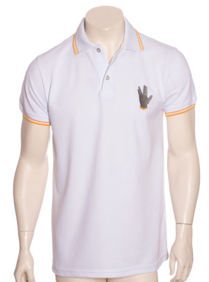 Camisa Polo Star Trek Saudação Vulcana