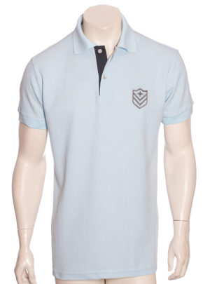 Camisa Polo Militar Azul Claro