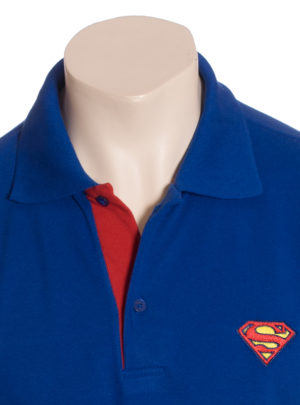 Camisa Polo Azul Superman